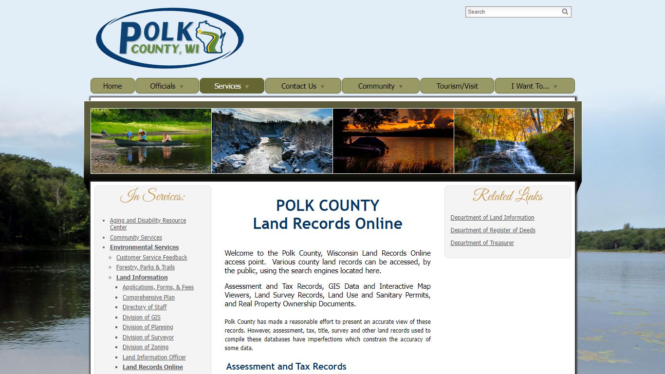 Land Records Online - Polk County, Wisconsin